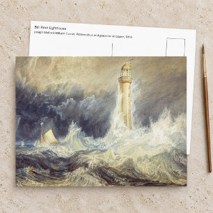 William Turner - Vuurtoren van Bell Rock Briefkaart