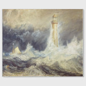 William Turner - Vuurtoren van Bell Rock Cadeaupapier (Vlak)