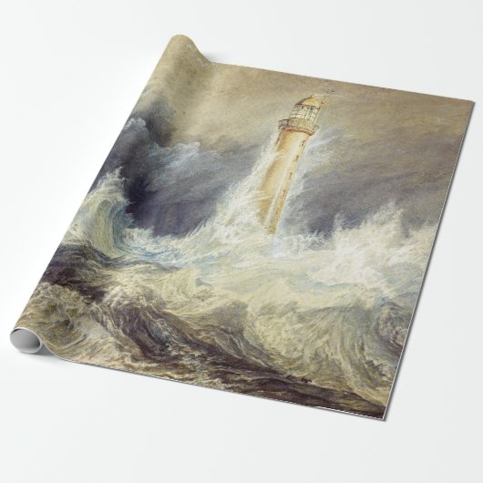 William Turner - Vuurtoren van Bell Rock Cadeaupapier (Uitgerold)