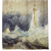 William Turner - Vuurtoren van Bell Rock Douchegordijn (Voorkant)