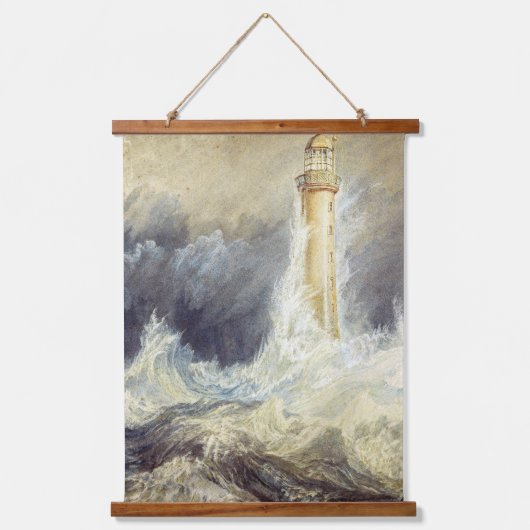 William Turner - Vuurtoren van Bell Rock Hangend Wandkleed (Voorkant)