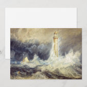 William Turner - Vuurtoren van Bell Rock Kaart (Voorkant / Achterkant)