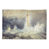 William Turner - Vuurtoren van Bell Rock Kussensloop (Achterkant)