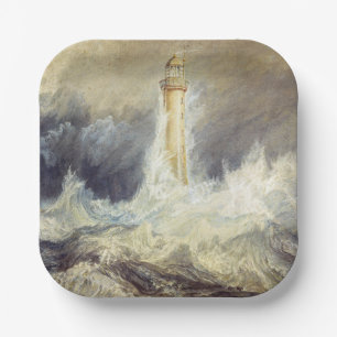 William Turner - Vuurtoren van Bell Rock Papieren Bordje