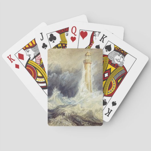 William Turner - Vuurtoren van Bell Rock Pokerkaarten (Achterkant)