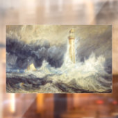 William Turner - Vuurtoren van Bell Rock Raamsticker (Vel 2)