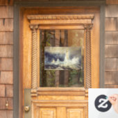 William Turner - Vuurtoren van Bell Rock Raamsticker (Huis Deur)