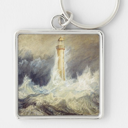 William Turner - Vuurtoren van Bell Rock Sleutelhanger (Voorkant)
