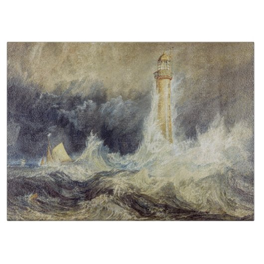 William Turner - Vuurtoren van Bell Rock Snijplank (Voorkant)
