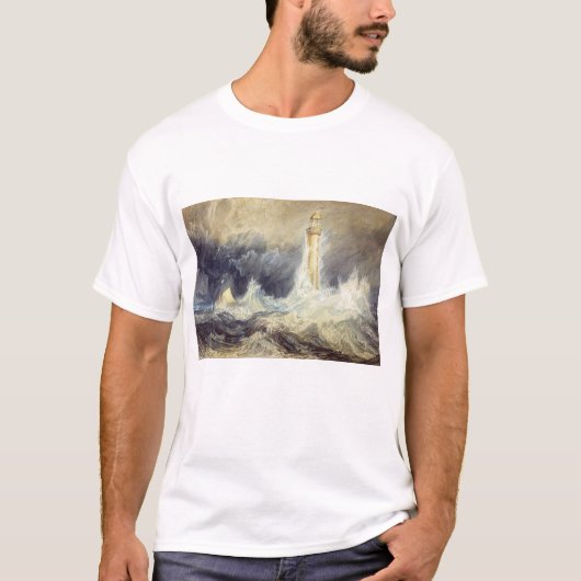 William Turner - Vuurtoren van Bell Rock T-shirt (Voorkant)