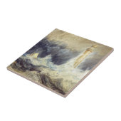 William Turner - Vuurtoren van Bell Rock Tegeltje (Zijkant)