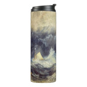William Turner - Vuurtoren van Bell Rock Thermosbeker (Gedraaid links)