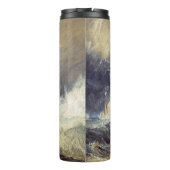 William Turner - Vuurtoren van Bell Rock Thermosbeker (Achterkant)