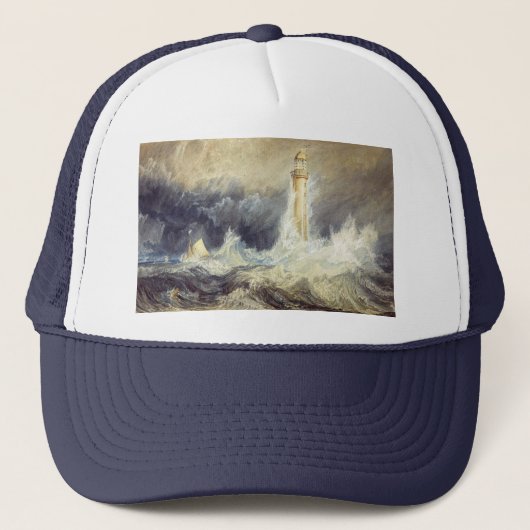 William Turner - Vuurtoren van Bell Rock Trucker Pet (Voorkant)