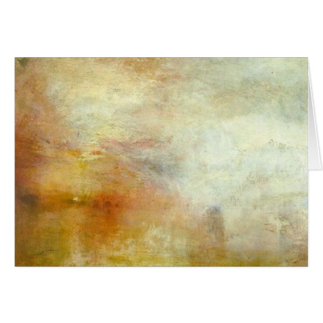 william turner - zon boven een meer (Voorkant Horizontaal)