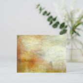 william turner - zon boven een meer briefkaart (Staand voorkant)