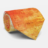 William Turner zonsondergang boven een schilderij  Stropdas (Opgerold)