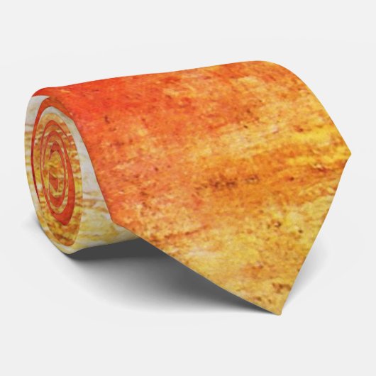 William Turner zonsondergang boven een schilderij  Stropdas (Opgerold)