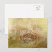 william turner - zonsopgang met monsters van zee ( briefkaart (Voorkant / Achterkant)