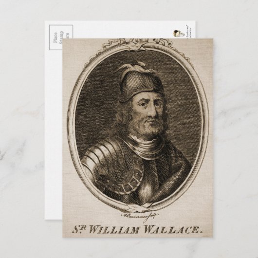 William Wallace  Briefkaart (Voorkant / Achterkant)