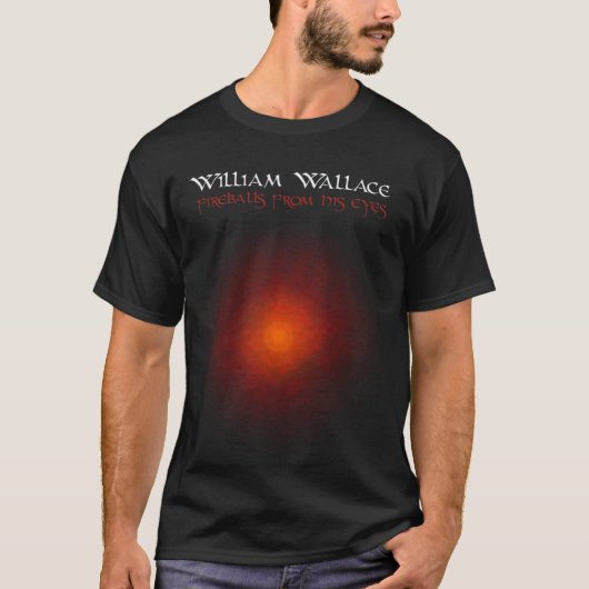 William Wallace Fireballen en Lightning T-shirt (Voorkant)
