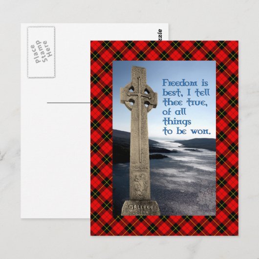 William Wallace Freedom Monument Briefkaart (Voorkant / Achterkant)