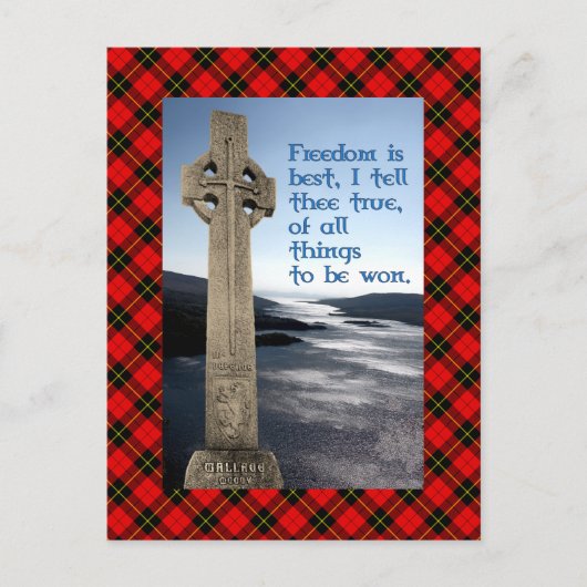 William Wallace Freedom Monument Briefkaart (Voorkant)