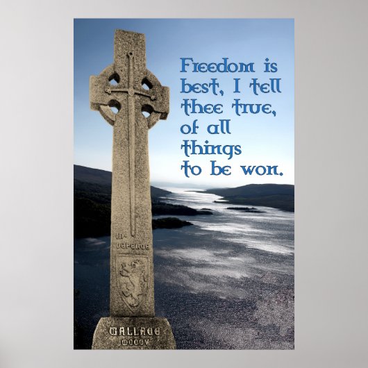 William Wallace Monument Poster Print (Voorkant)