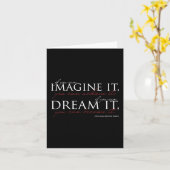 William Ward Imagine Quote Kaart (Gele Bloem)