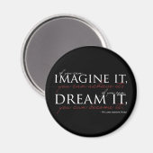 William Ward Imagine Quote Magneet (Voorkant / Achterkant)