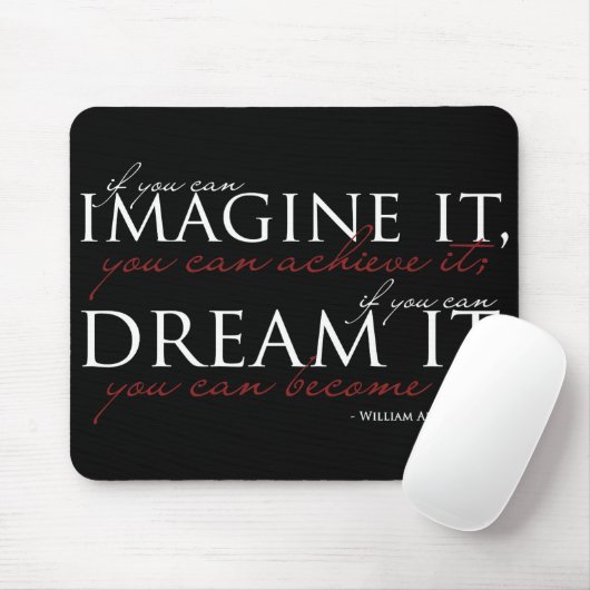 William Ward Imagine Quote Muismat (Met muis)