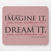 William Ward Imagine Quote Muismat (Voorkant)