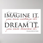 William Ward Imagine Quote Poster (Voorkant)