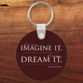 William Ward Imagine Quote Sleutelhanger (Voorkant)