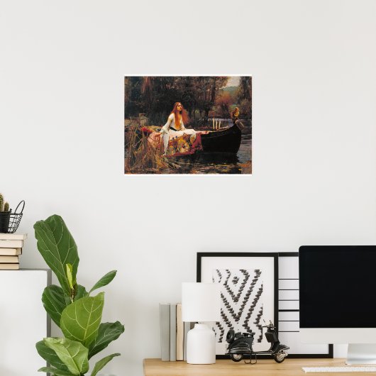 William Waterhouse - The Lady of Shalott Poster (Thuiskantoor)