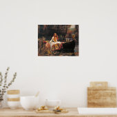 William Waterhouse - The Lady of Shalott Poster (Keuken)