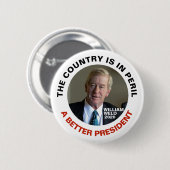 William Weld A Better President Ronde Button 5,7 Cm (Voorkant /achterkant)