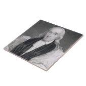 William White (1748-1836) van 85 jaar, gegraveerd Tegeltje (Zijkant)