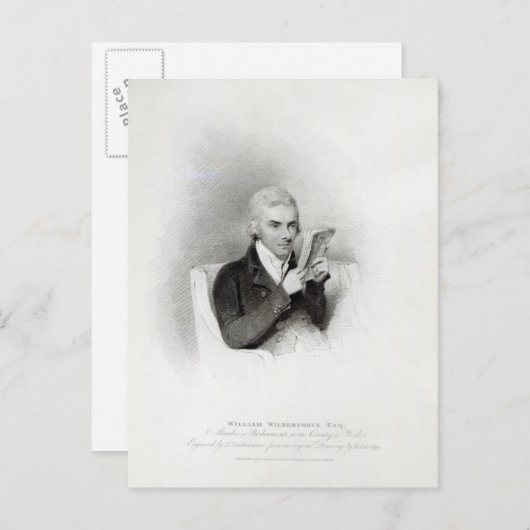 William Wilberforce Briefkaart (Voorkant / Achterkant)