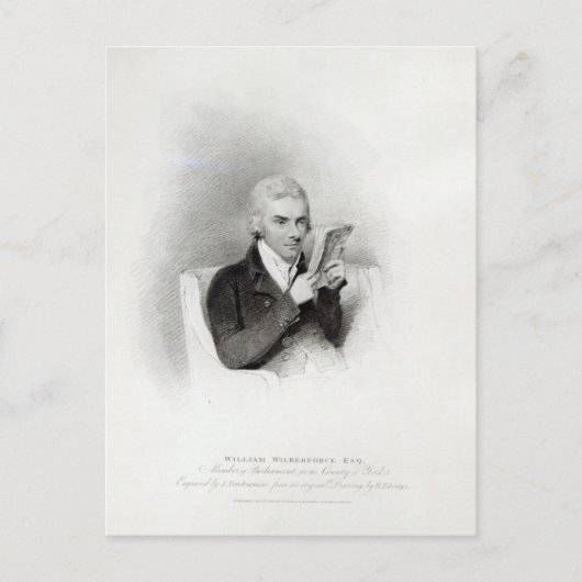 William Wilberforce Briefkaart (Voorkant)