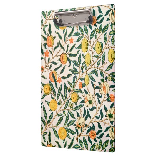 William William Morris Fruit Pomegranate White Orn Klembord (Links)