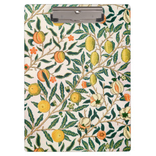 William William Morris Fruit Pomegranate White Orn Klembord