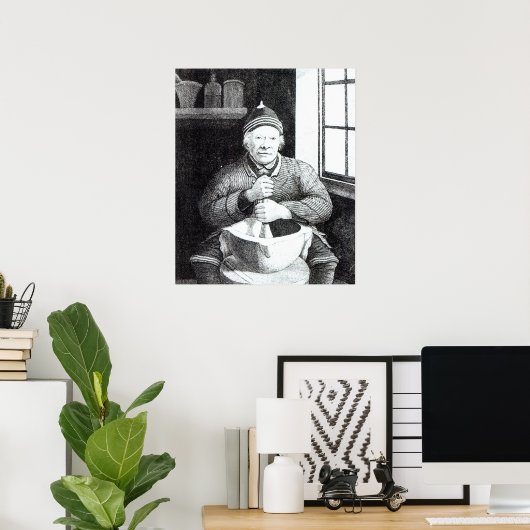 William Wilson, gewoonlijk Mortar Willie genoemd Poster (Thuiskantoor)