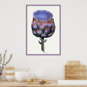William Woodville Series ~ Scotch Thistle Poster (Keuken)
