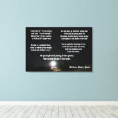 William Yeats poëzie, "THE BROWN PENNY" canvas Afdruk (Insitu (Houten vloer))