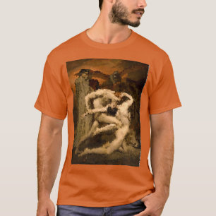 WilliamAdolphe Bouguereau Dante en Virgil Pixelat T-shirt