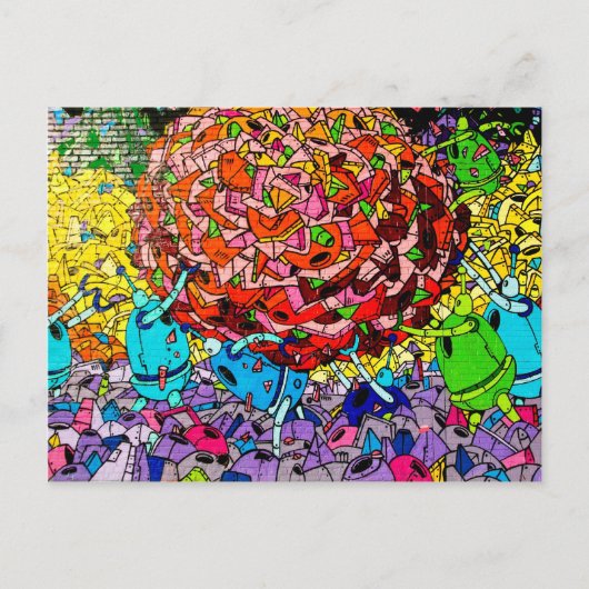 Williamburg Graffiti Art Briefkaart (Voorkant)