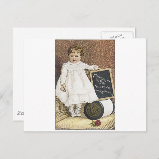 Williammantic Thread Briefkaart (Voorkant / Achterkant)