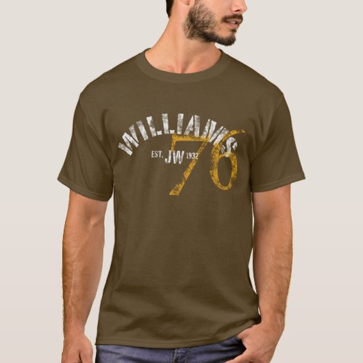 Williams 76 - Donker T-shirt (Voorkant)