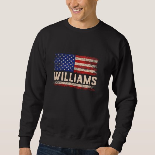 Williams achternaam Shirt Williams naam American F (Voorkant)